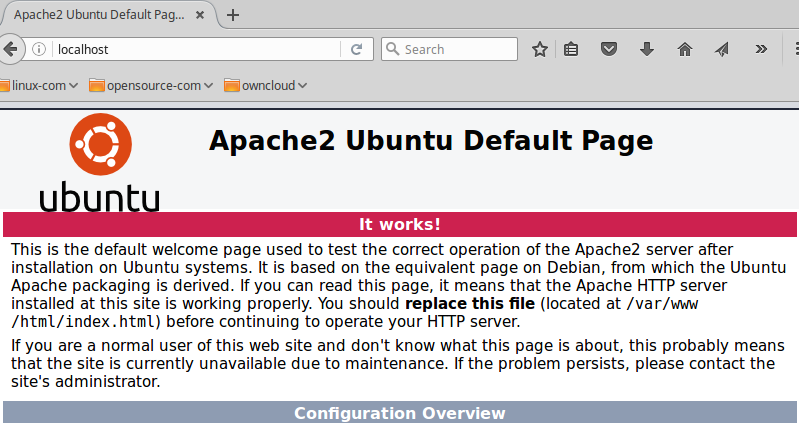 Apache on Ubuntu